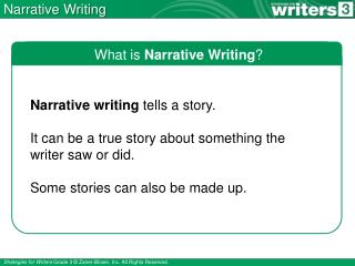 Narrative Writing