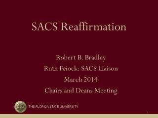 SACS Reaffirmation