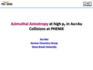 Azimuthal Anisotropy at high p T in Au+Au Collisions at PHENIX