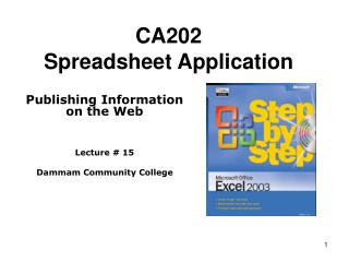CA202 Spreadsheet Application
