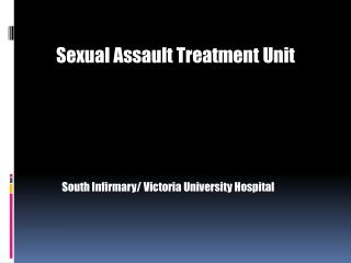 Sexual Assault Treatment Unit