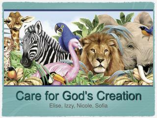 Care for God's Creation