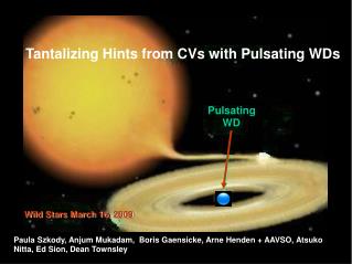 Tantalizing Hints from CVs with Pulsating WDs