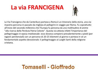 La via FRANCIGENA