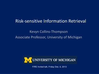 Risk-sensitive Information Retrieval