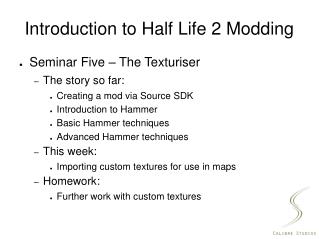 Introduction to Half Life 2 Modding