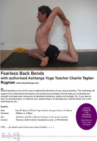 Fearless Back Bends