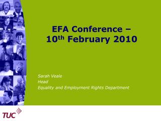 EFA Conference – 10 th February 2010