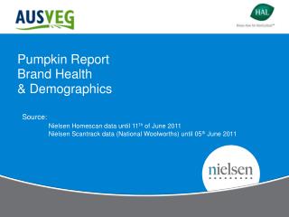 Pumpkin Report Brand Health &amp; Demographics