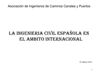 Asociación de Ingenieros de Caminos Canales y Puertos