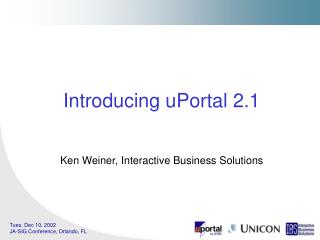 Introducing uPortal 2.1