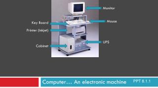 Computer… An electronic machine