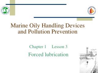 Marine Oily Handling Devices and Pollution Prevention