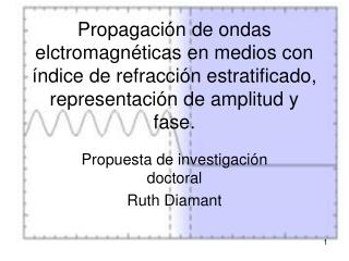 Propuesta de investigación doctoral Ruth Diamant