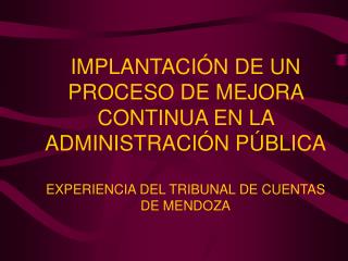 CONSTITUCIÓN PROVINCIAL CAPÍTULO QUINTO Del Tribunal de Cuentas de la Administración Pública