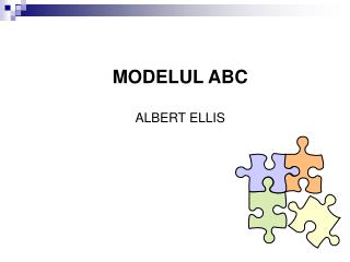 MODELUL ABC ALBERT ELLIS