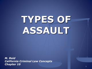 TYPES OF ASSAULT