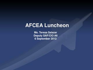 AFCEA Luncheon