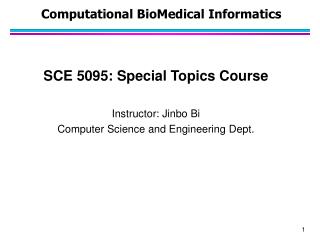 Computational BioMedical Informatics