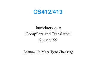 CS412/413