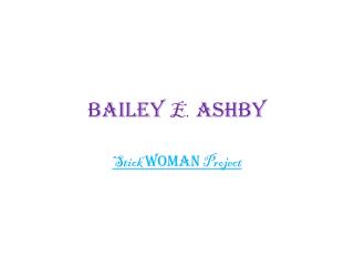 Bailey E. Ashby