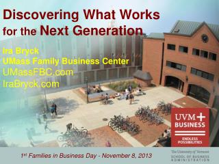 1 st Families in Business Day - November 8, 2013