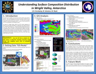 Understanding Surface Composition Distribution in Wright Valley, Antarctica