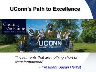UConn’ s Path to Excellence