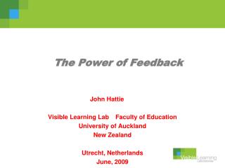 The Power of Feedback