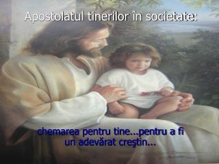 Apostolatul tinerilor în societate :