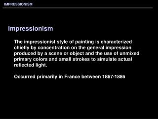 Impressionism