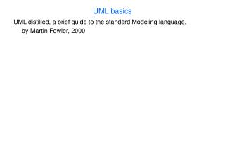 UML basics