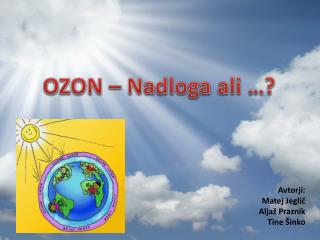 OZON – Nadloga ali …?