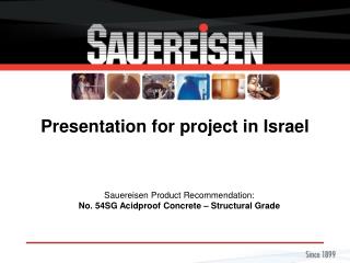 Presentation for project in Israel