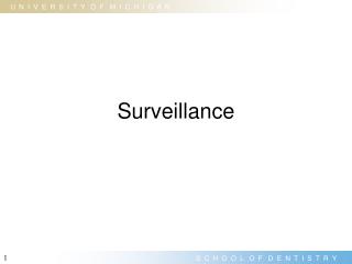 Surveillance