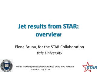 Jet results from STAR: overview