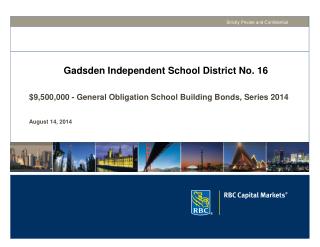 $9,500,000 - General Obligation School Building Bonds, Series 2014 August 14, 2014