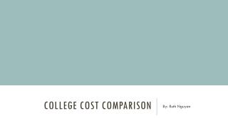 College cost comparison
