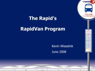 The Rapid’s RapidVan Program