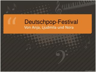 Deutschpop-Festival