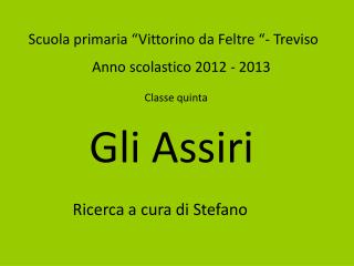 Scuola primaria “Vittorino da Feltre “- Treviso