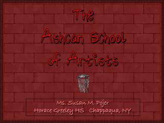 The Ashcan School of Artists