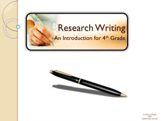 Research Writing