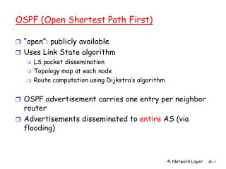 OSPF (Open Shortest Path First)