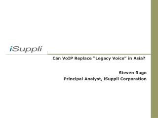 Can VoIP Replace “Legacy Voice” in Asia?