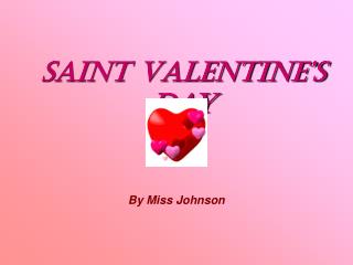 Saint Valentine’s day
