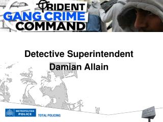 Detective Superintendent Damian Allain