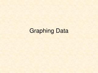 Graphing Data