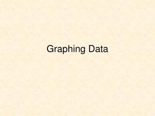 Graphing Data