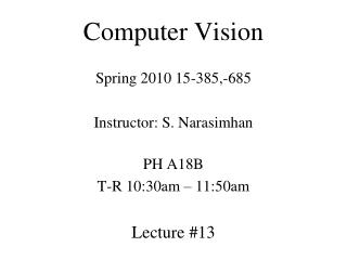 Computer Vision